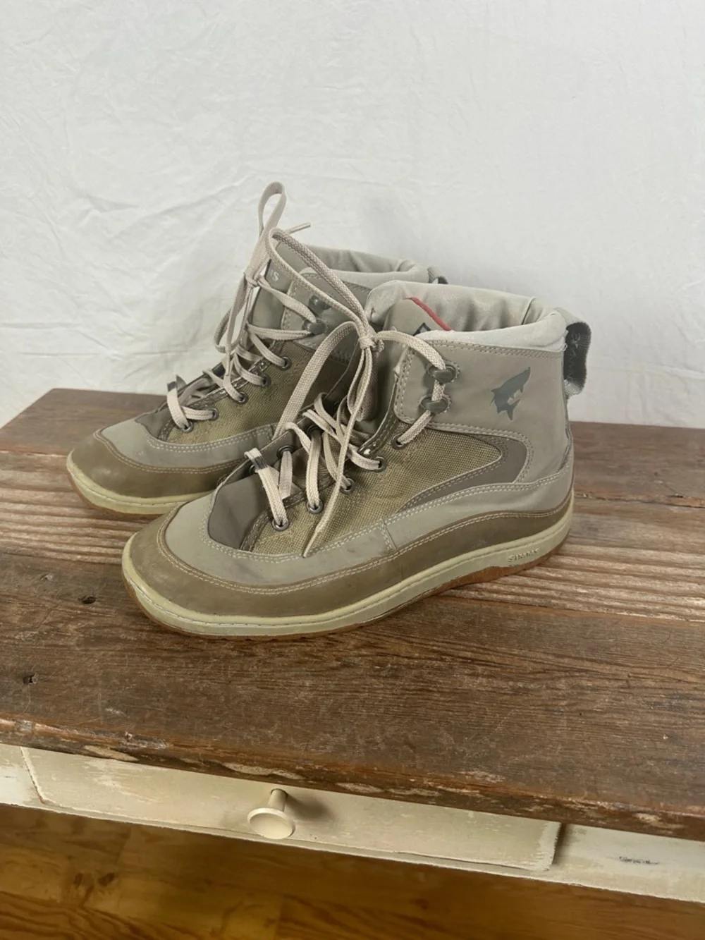 Simms Men's Chukka Boots in Taupe and Olive